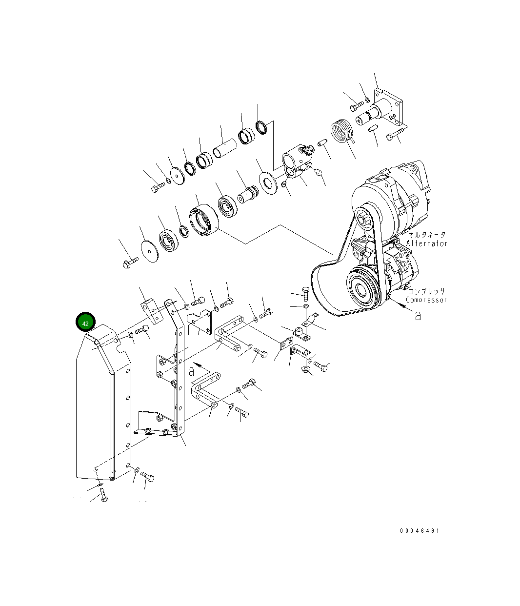 Крышка 6245-81-6310  Komatsu