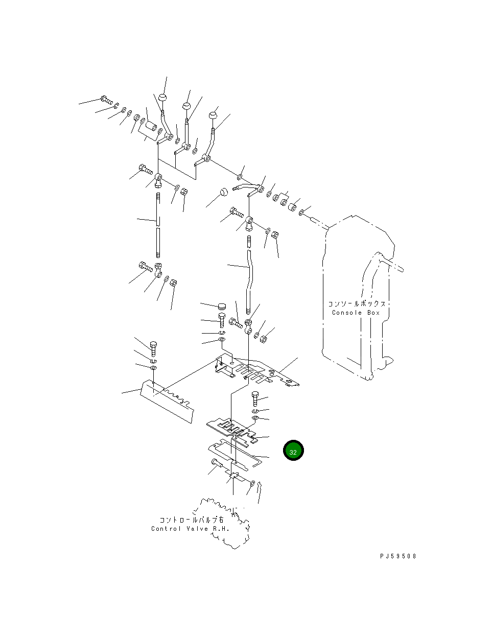 Крышка 23B-43-13130 Komatsu