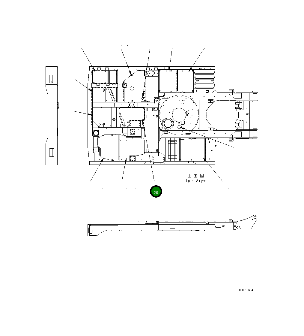 Крышка 14S-54-24541 Komatsu