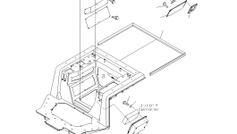 Крышка 17A-57-11341 Komatsu