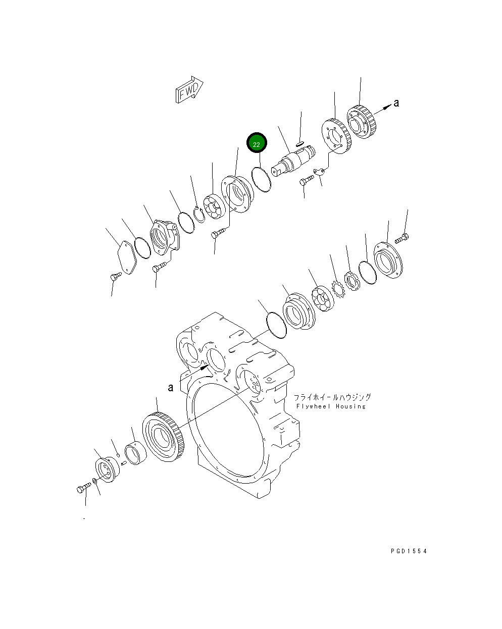 Кольцо уплотнительное (O-Ring) 6667-21-4670  Komatsu