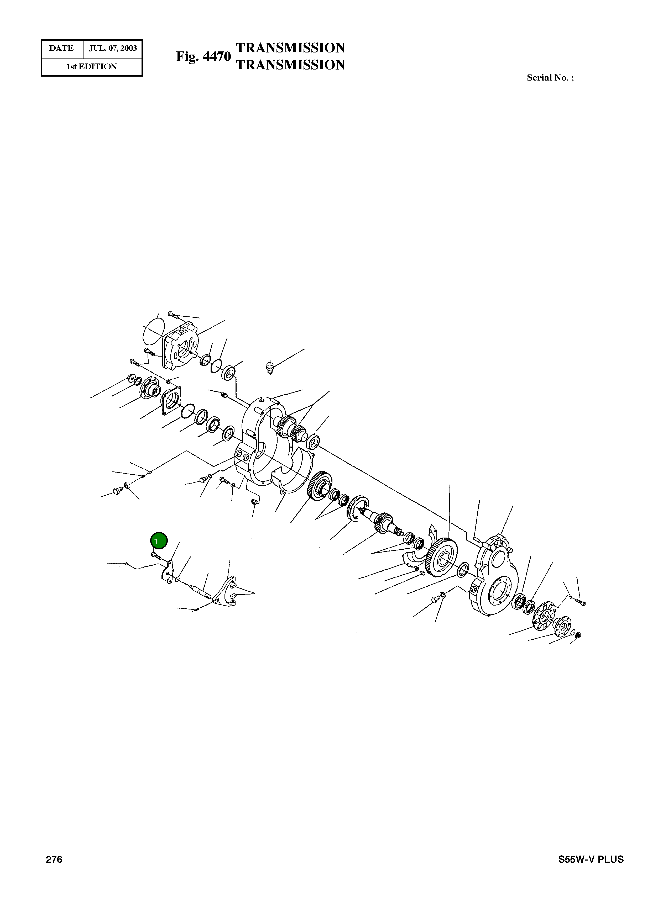 Болт 016.01.1002 Komatsu
