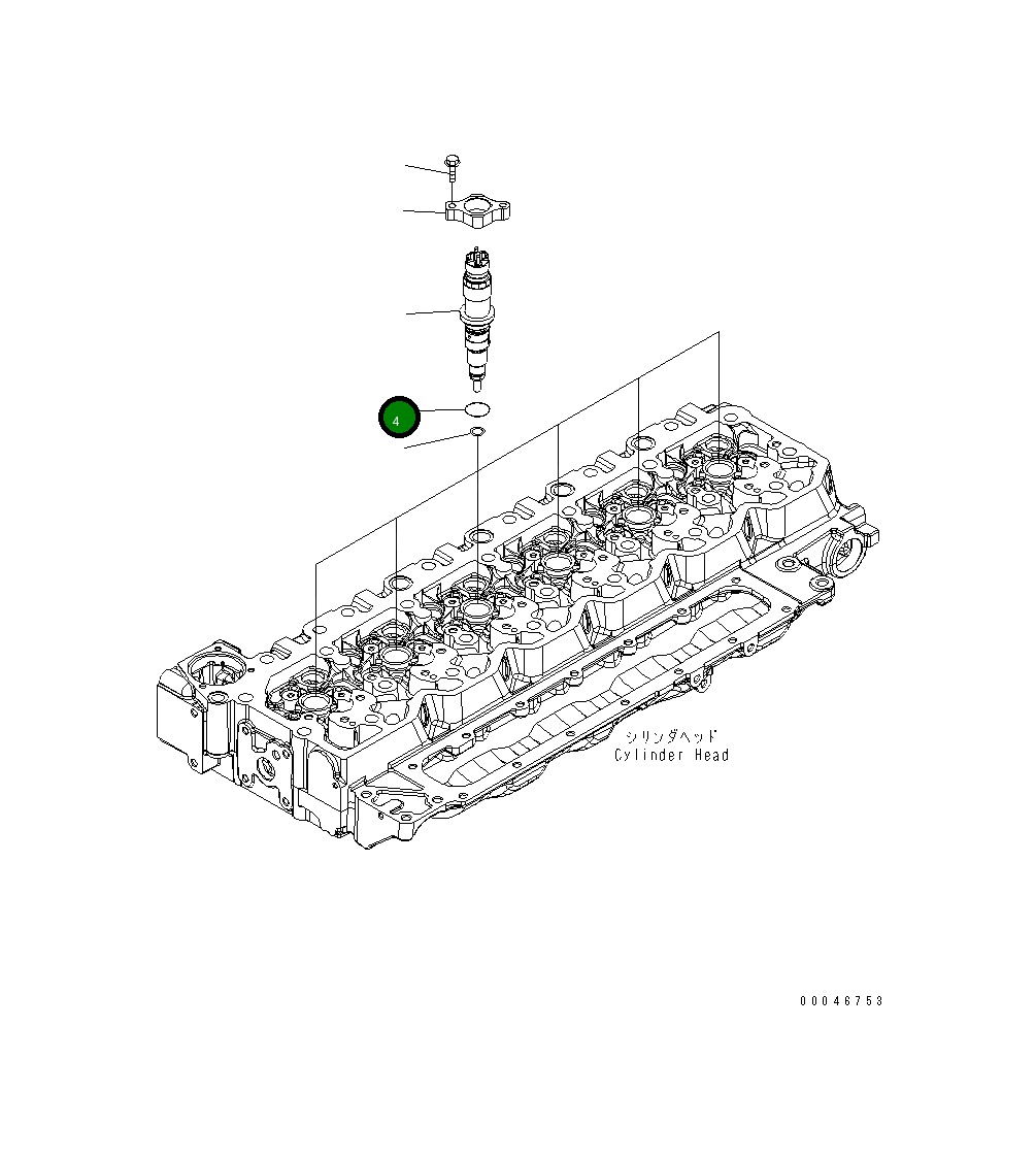 Кольцо уплотнительное (O-Ring) 6754-11-3140 Komatsu