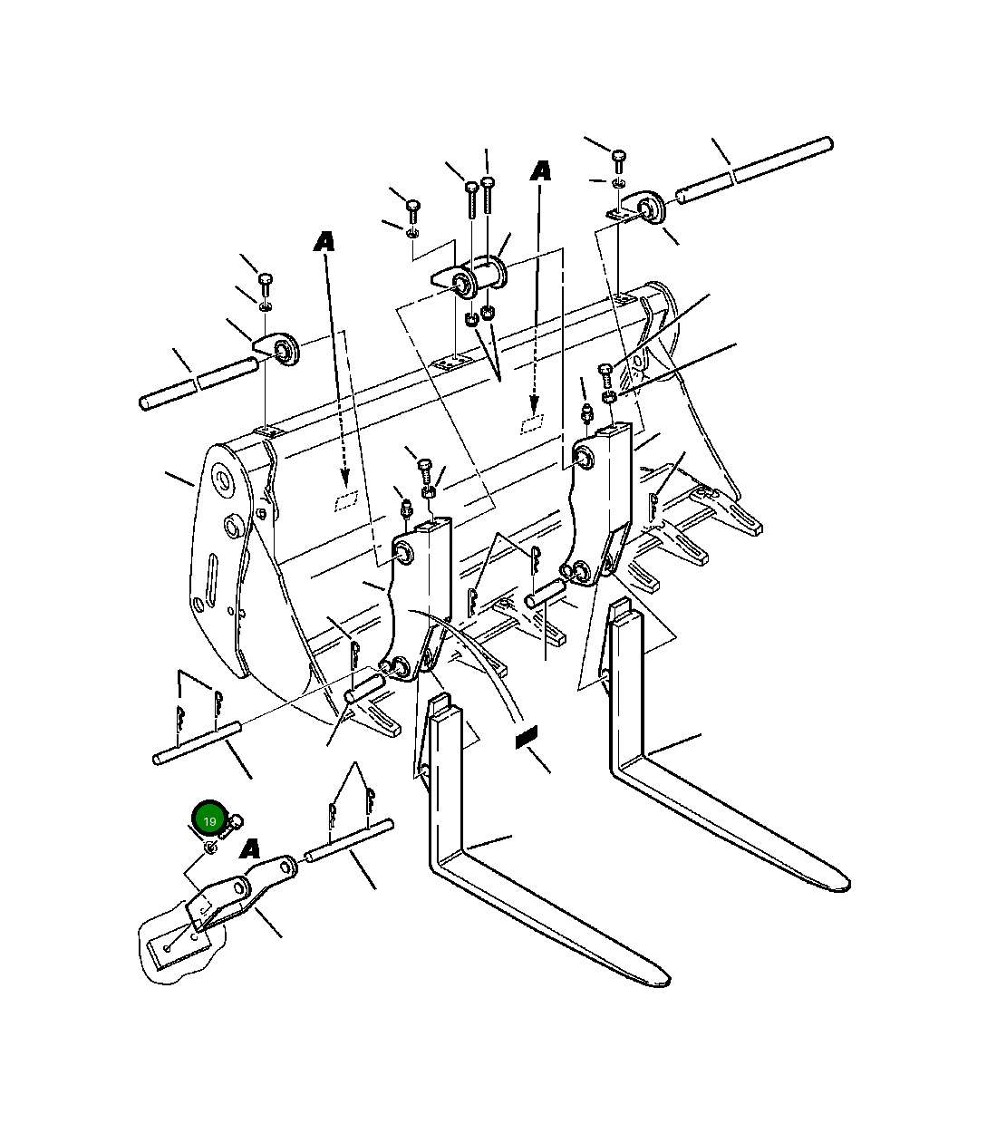 Болт 801015184 Komatsu