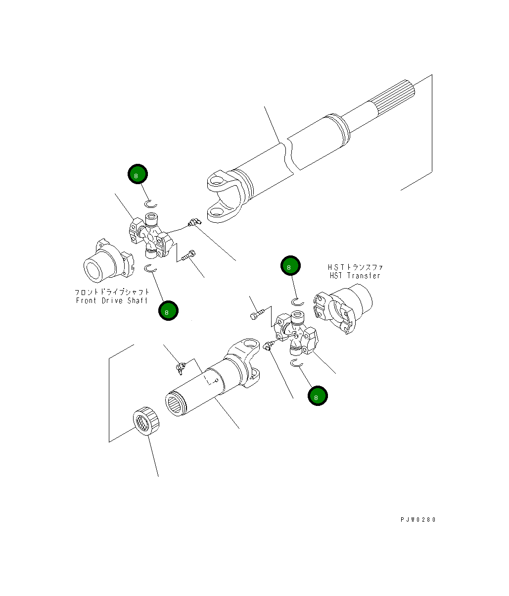 Кольцо 361-20-11170 Komatsu