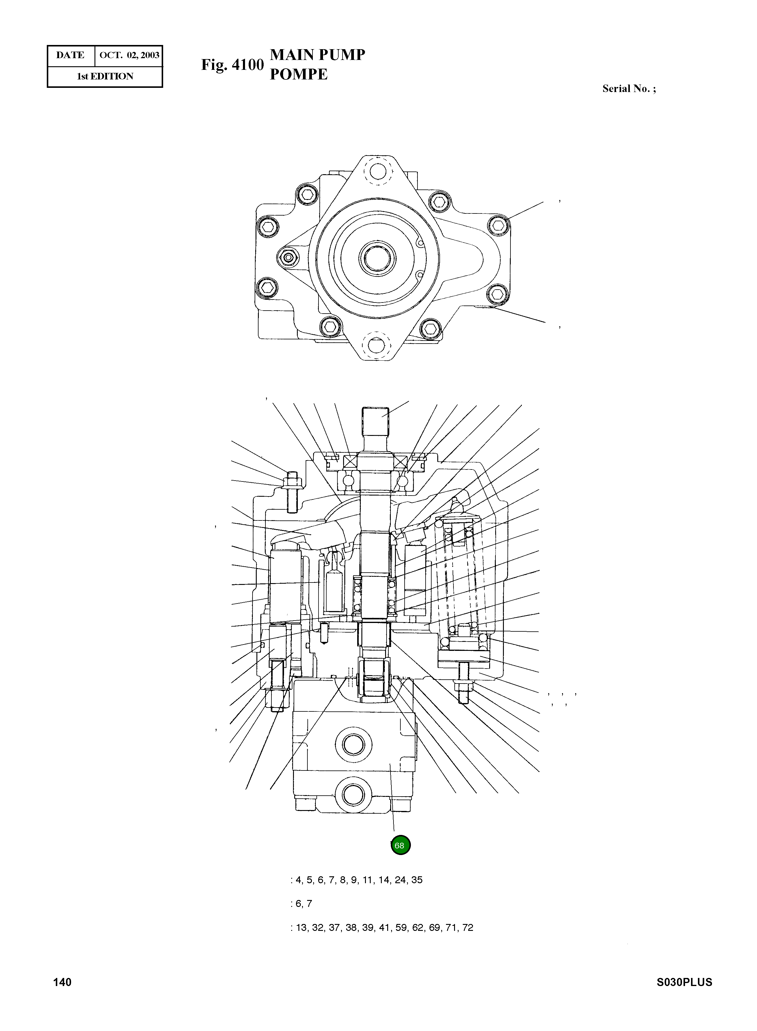 Болт TB11-8X25 Komatsu