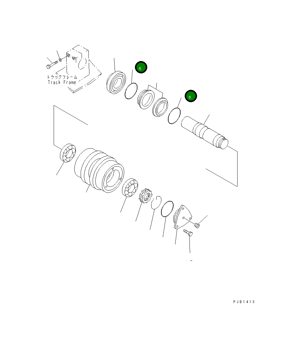 Кольцо уплотнительное (O-Ring) 20Y-30-16191  Komatsu
