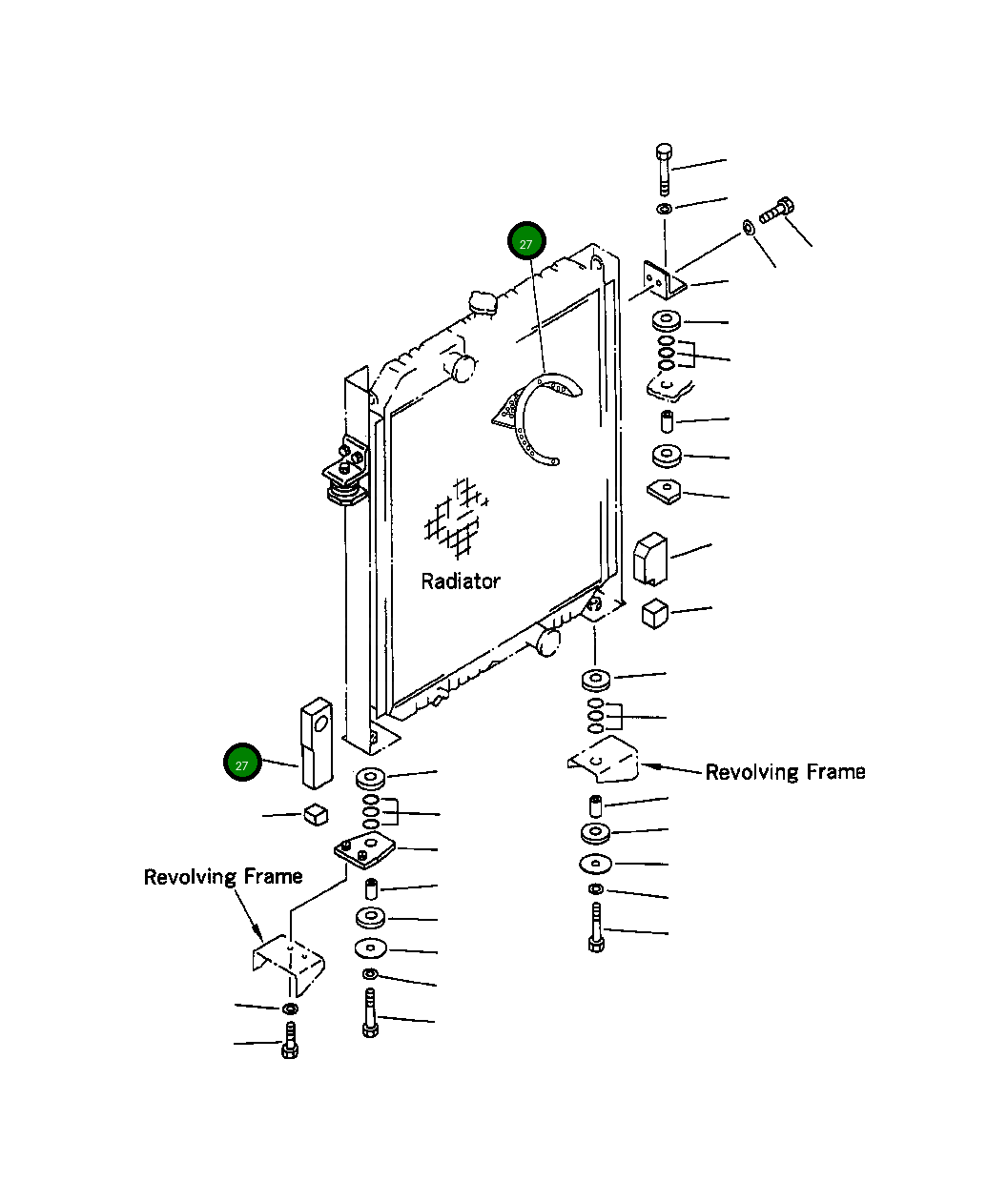 Крышка 208-03-68330 Komatsu