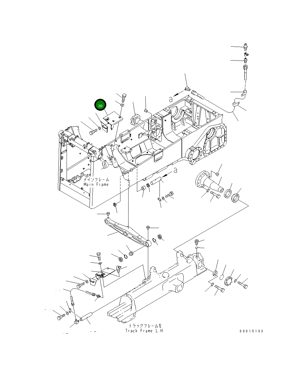 Крышка 14X-50-31131  Komatsu