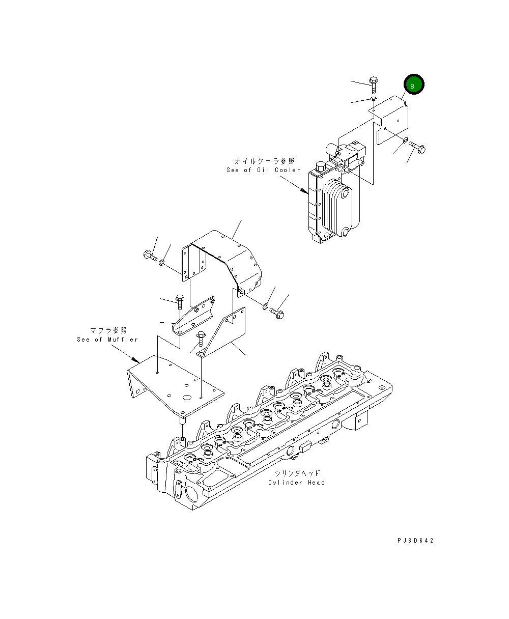 Крышка 6743-51-5510 Komatsu