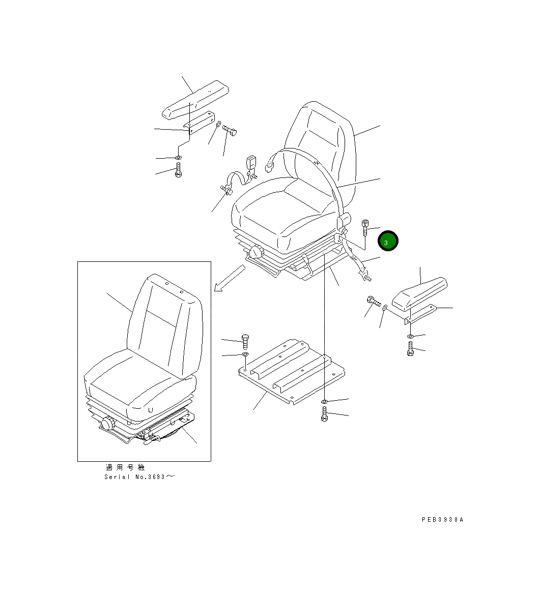Болт 01252-40816 Komatsu