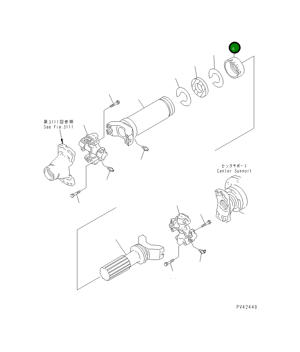 Крышка 427-20-12680 Komatsu