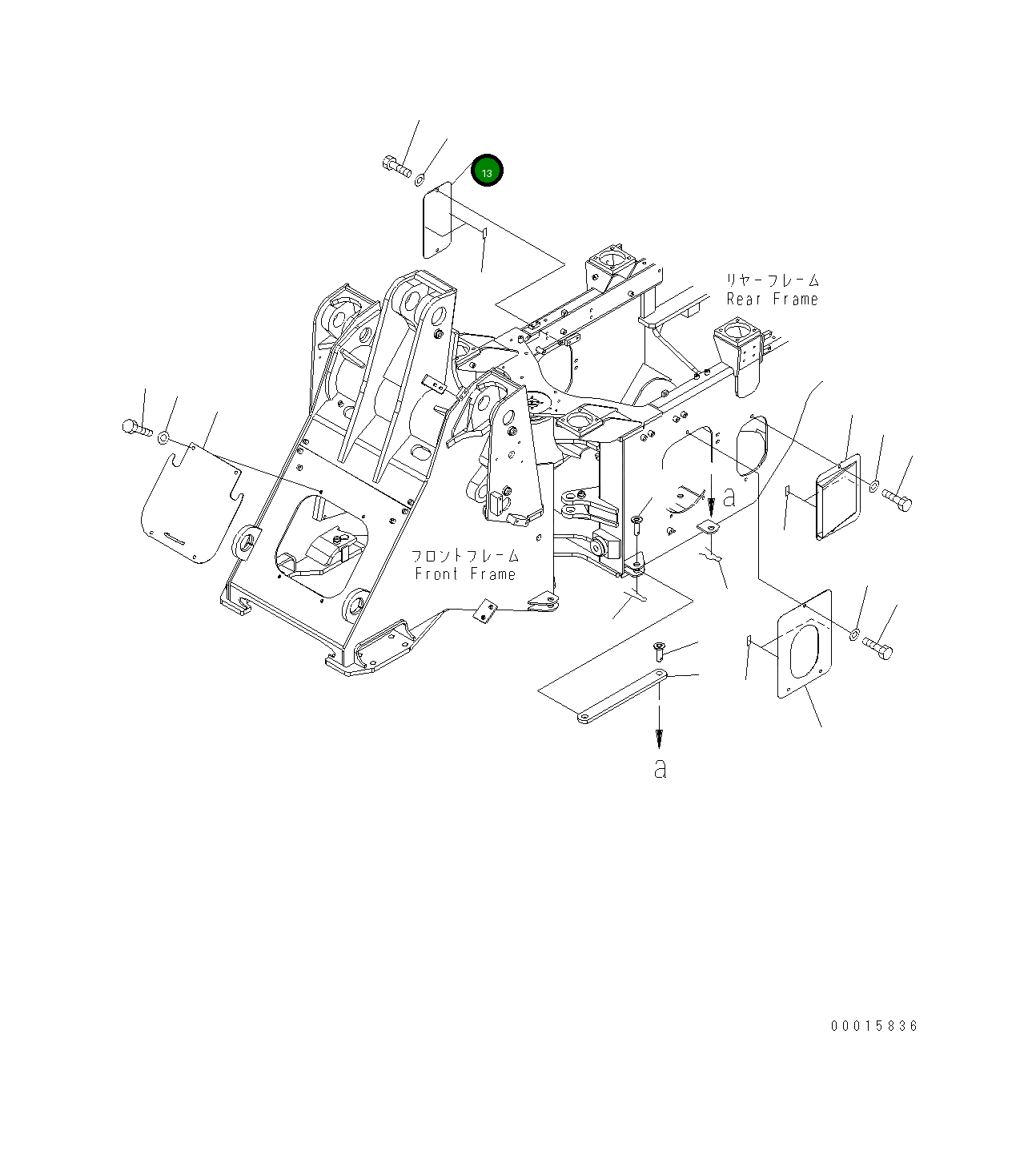 Крышка 417-46-34431 Komatsu