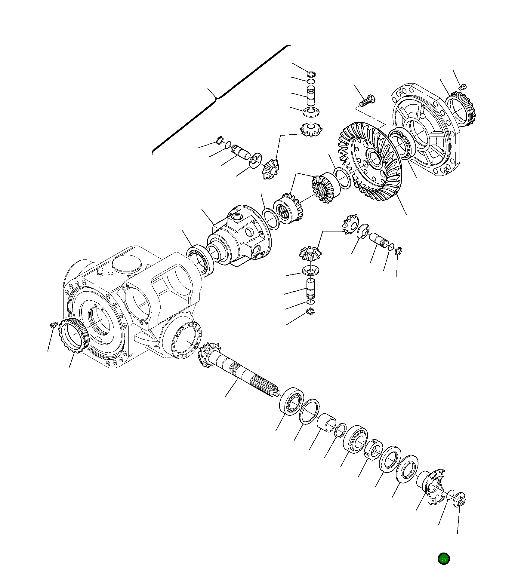 Кольцо уплотнительное (O-Ring) 226-23-11120  Komatsu