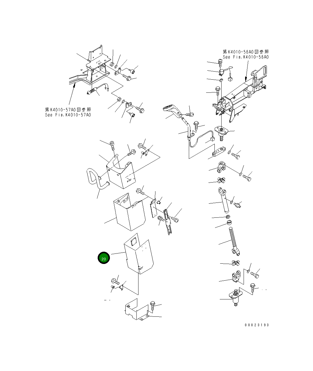 Крышка 42C-40-12360 Komatsu