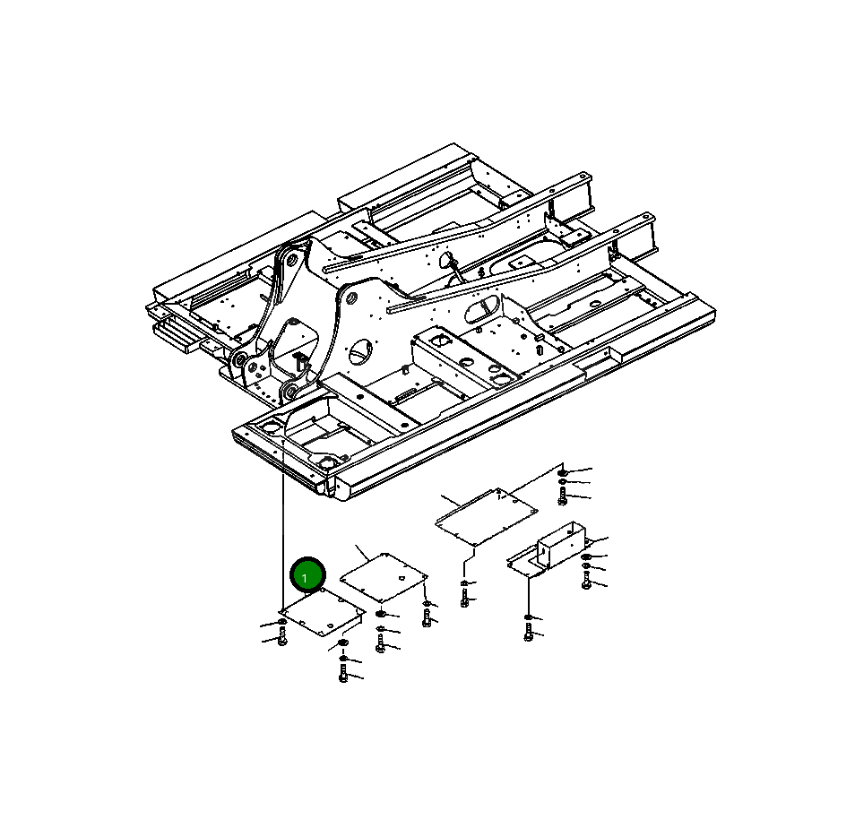 Крышка 20Y-54-J2540 Komatsu