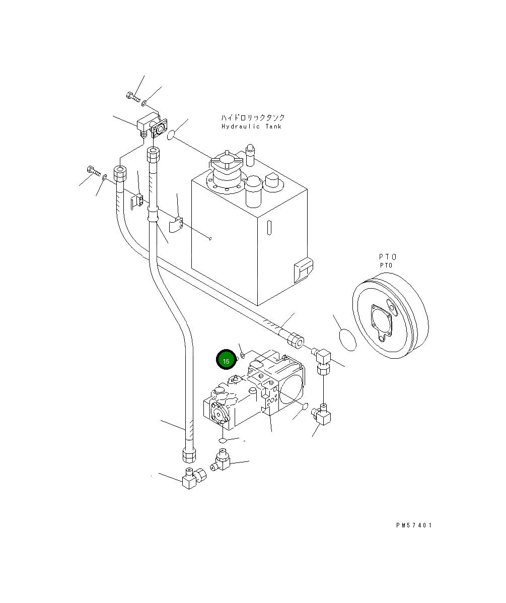 Болт 01010-81410  Komatsu