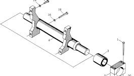 Гайка BW053264 Komatsu