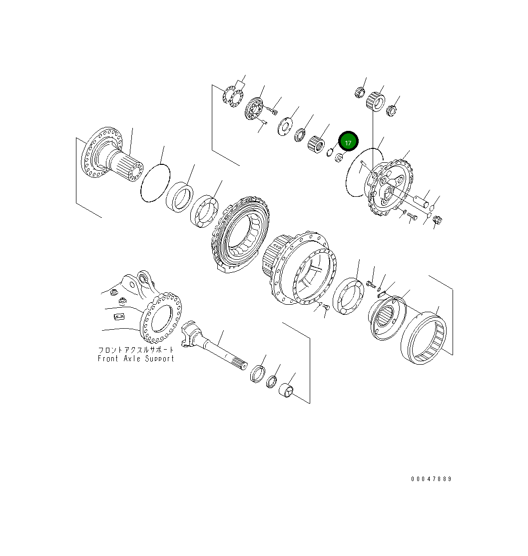 Кольцо 56D-27-12460 Komatsu