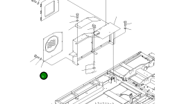 Крышка 8233-54-1261 Komatsu