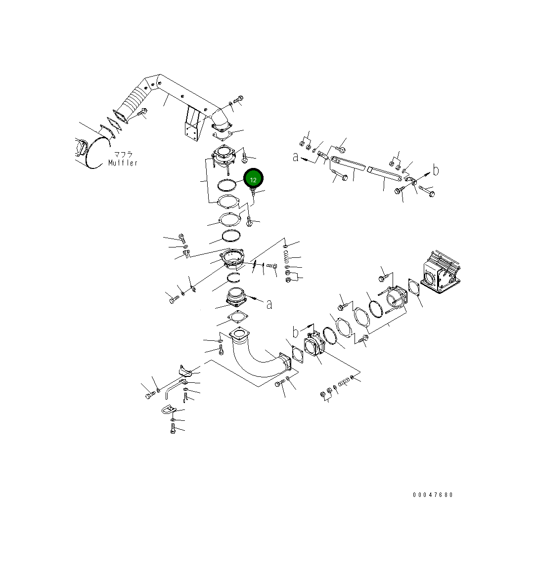 Кольцо 56B-02-11910 Komatsu