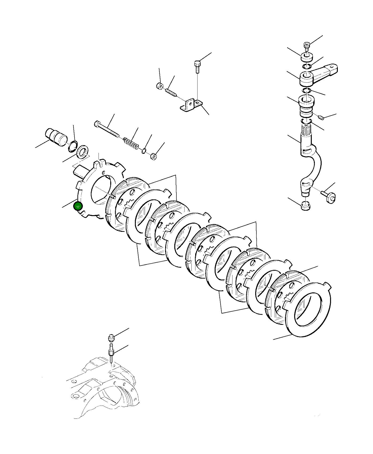 Кольцо HU7307010 Komatsu