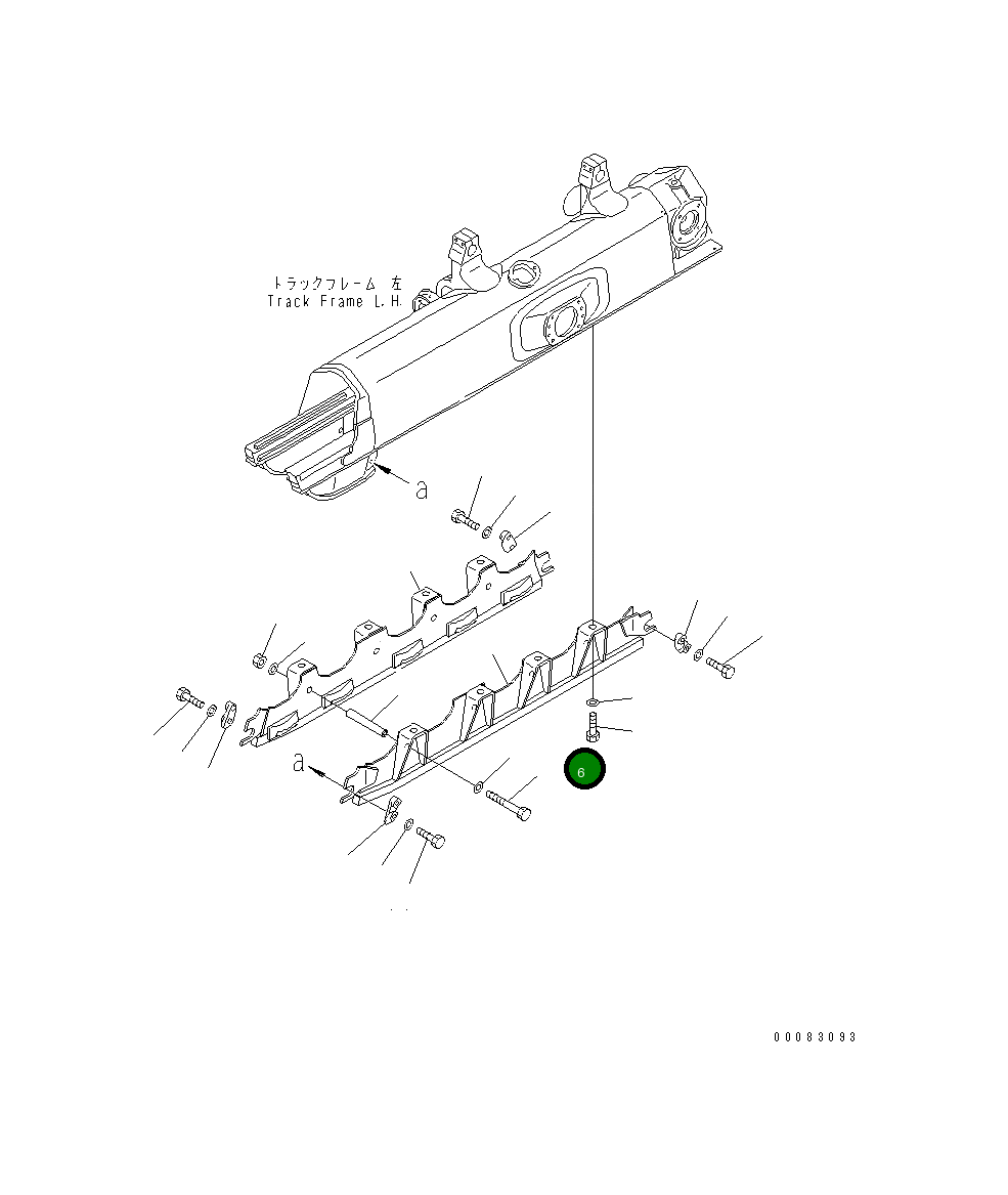 Болт 09205-18330 Komatsu