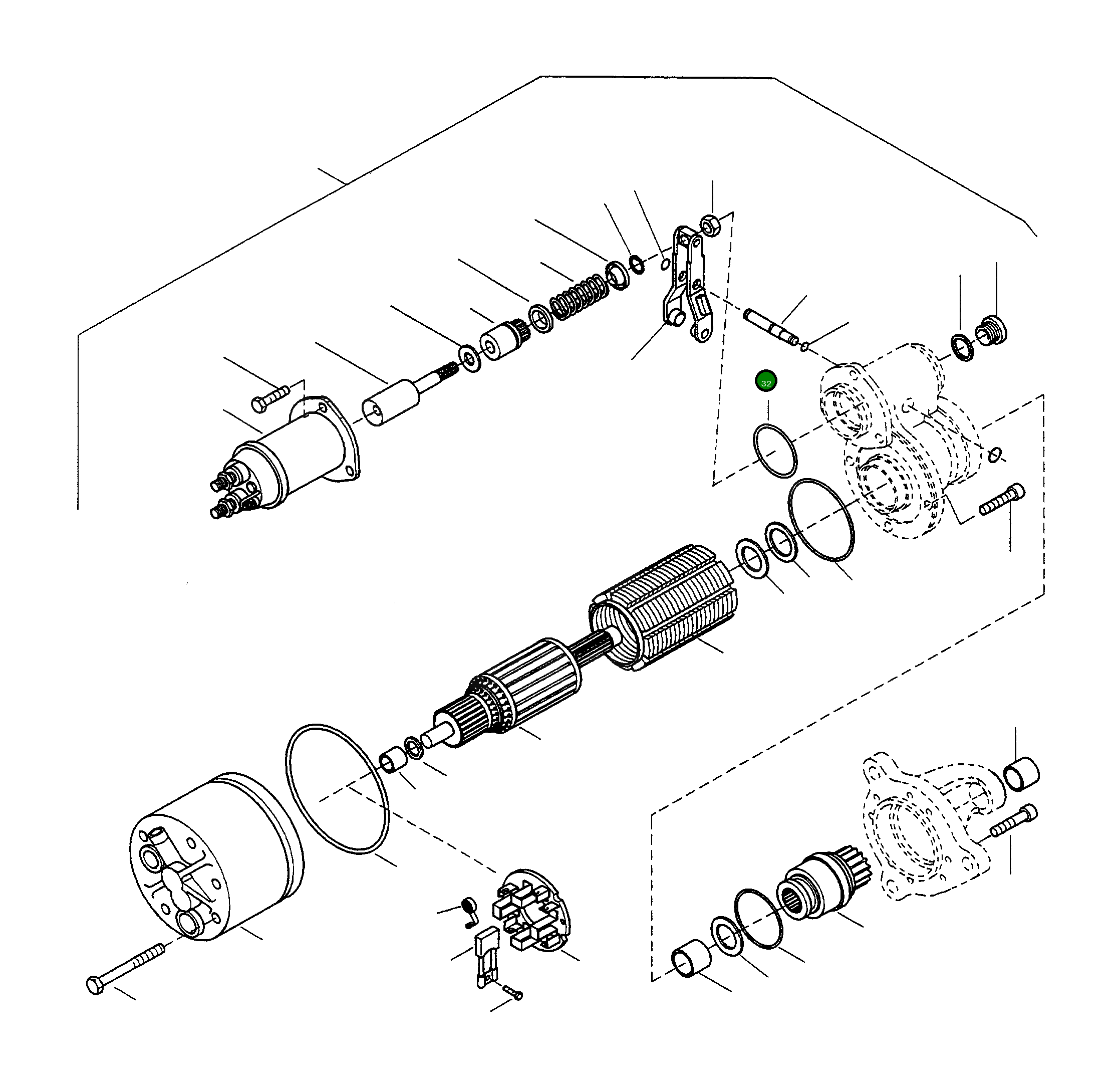 Кольцо уплотнительное (O-Ring) 419-813-HP32 Komatsu