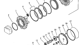 Кольцо TZ300A1018-00 Komatsu