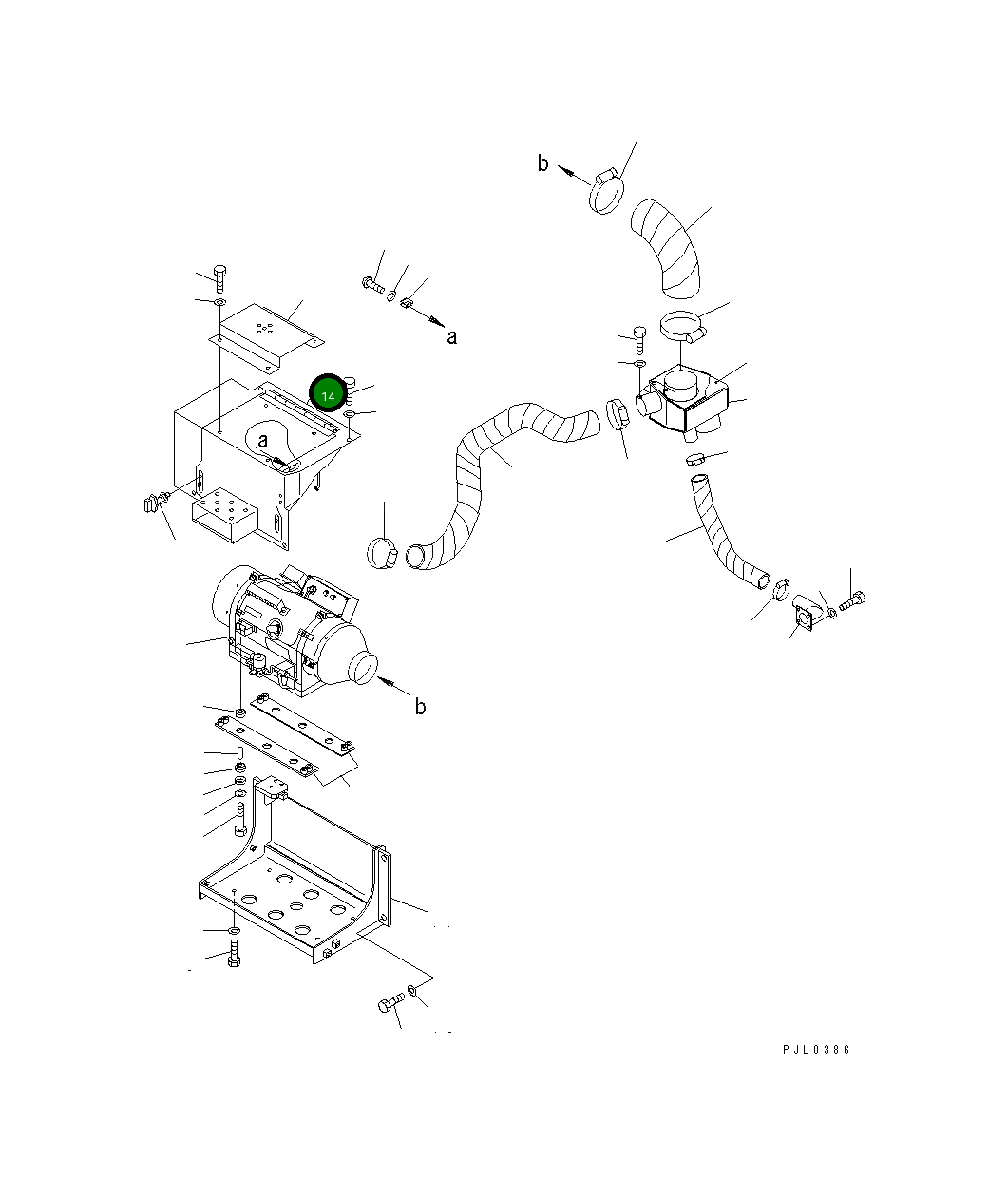 Крышка 196-01-26122 Komatsu
