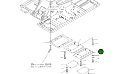 Крышка 20Y-54-26330 Komatsu