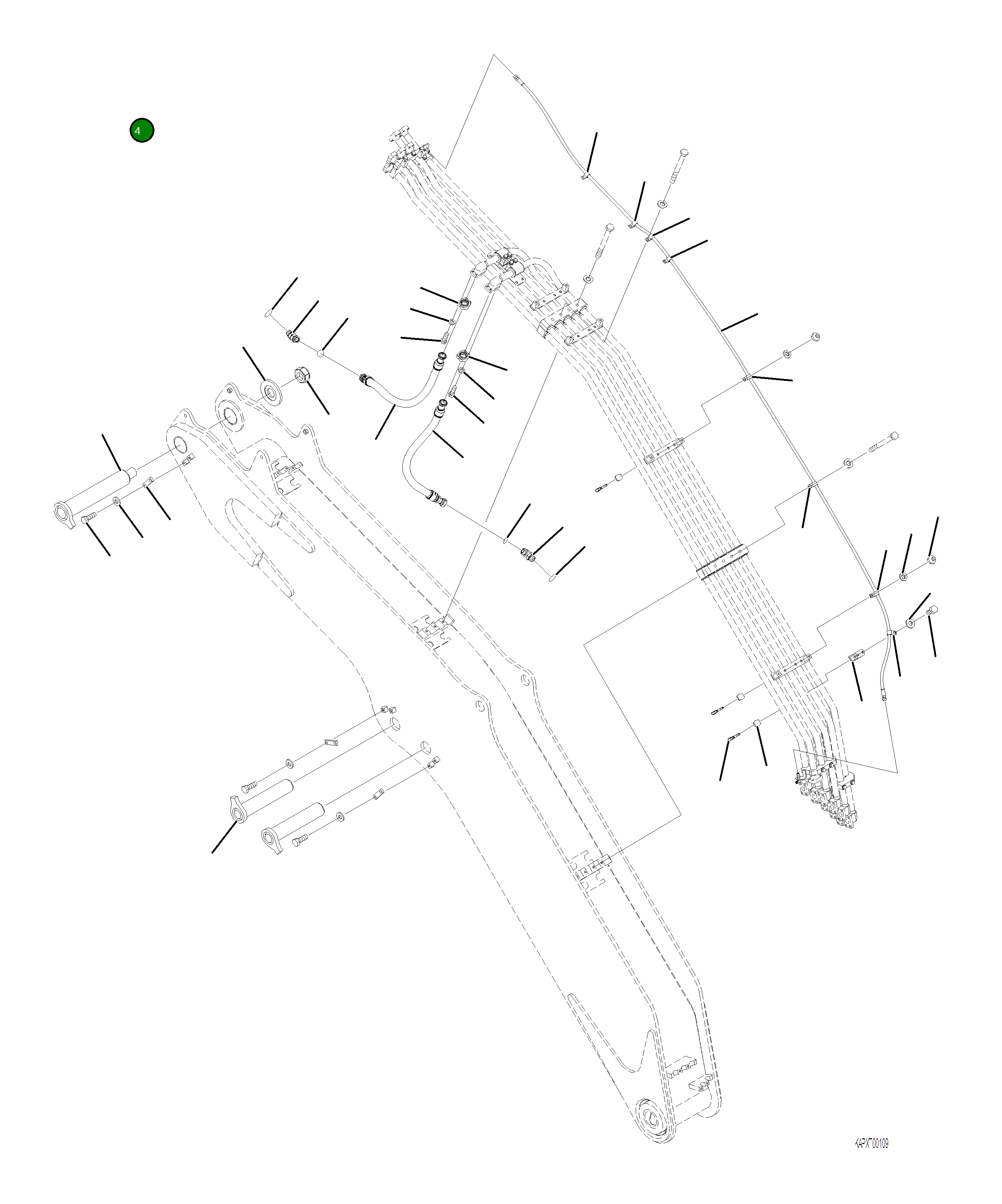Кольцо уплотнительное (O-Ring) 4A1-60-22340 Komatsu