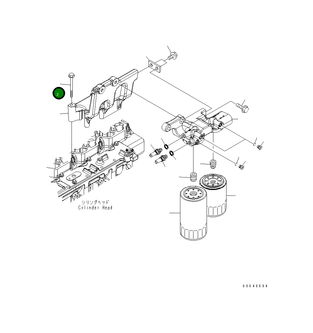 Болт 6745-71-6220 Komatsu