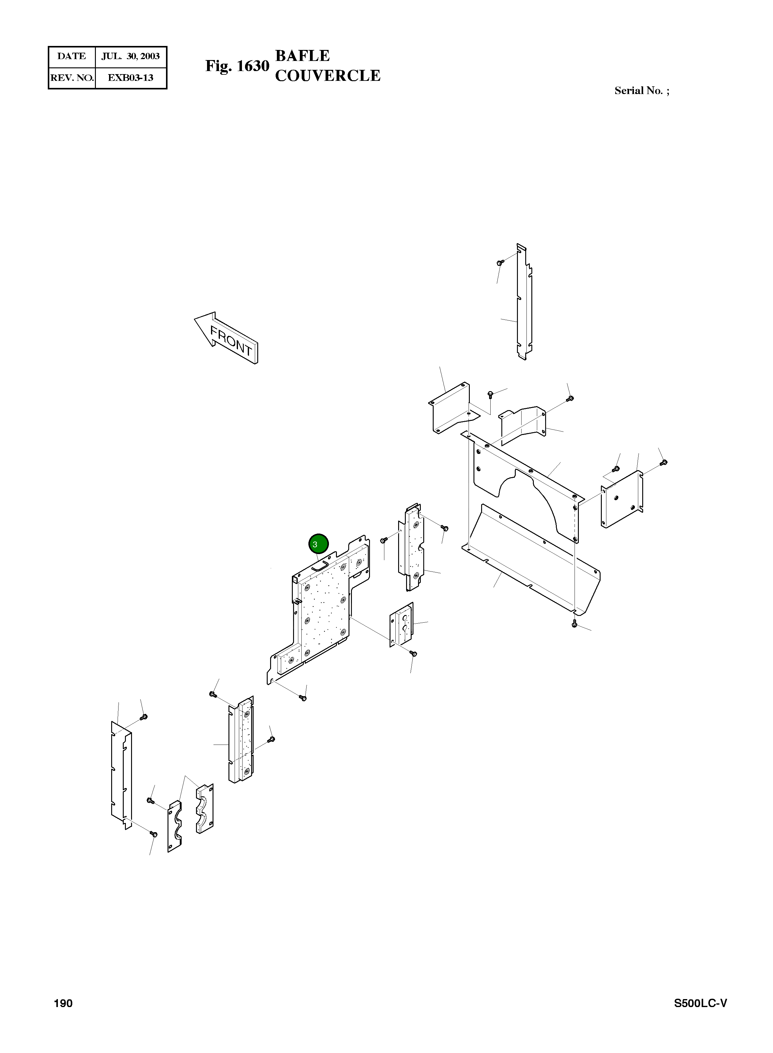Крышка 621-01700A  Komatsu