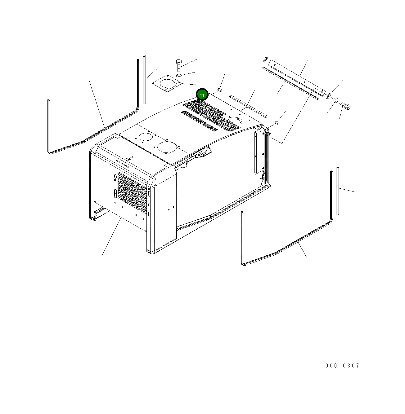 Крышка 417-54-31481 Komatsu