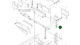 Крышка 208-54-K4470 Komatsu