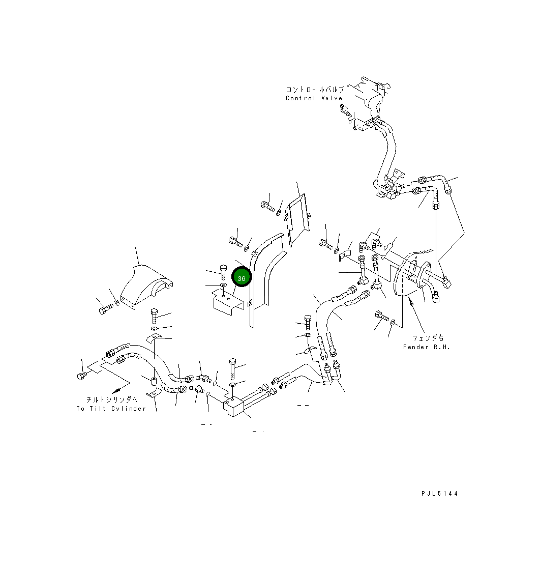 Крышка 154-30-13520 Komatsu