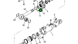 Кольцо 707-88-03921  Komatsu
