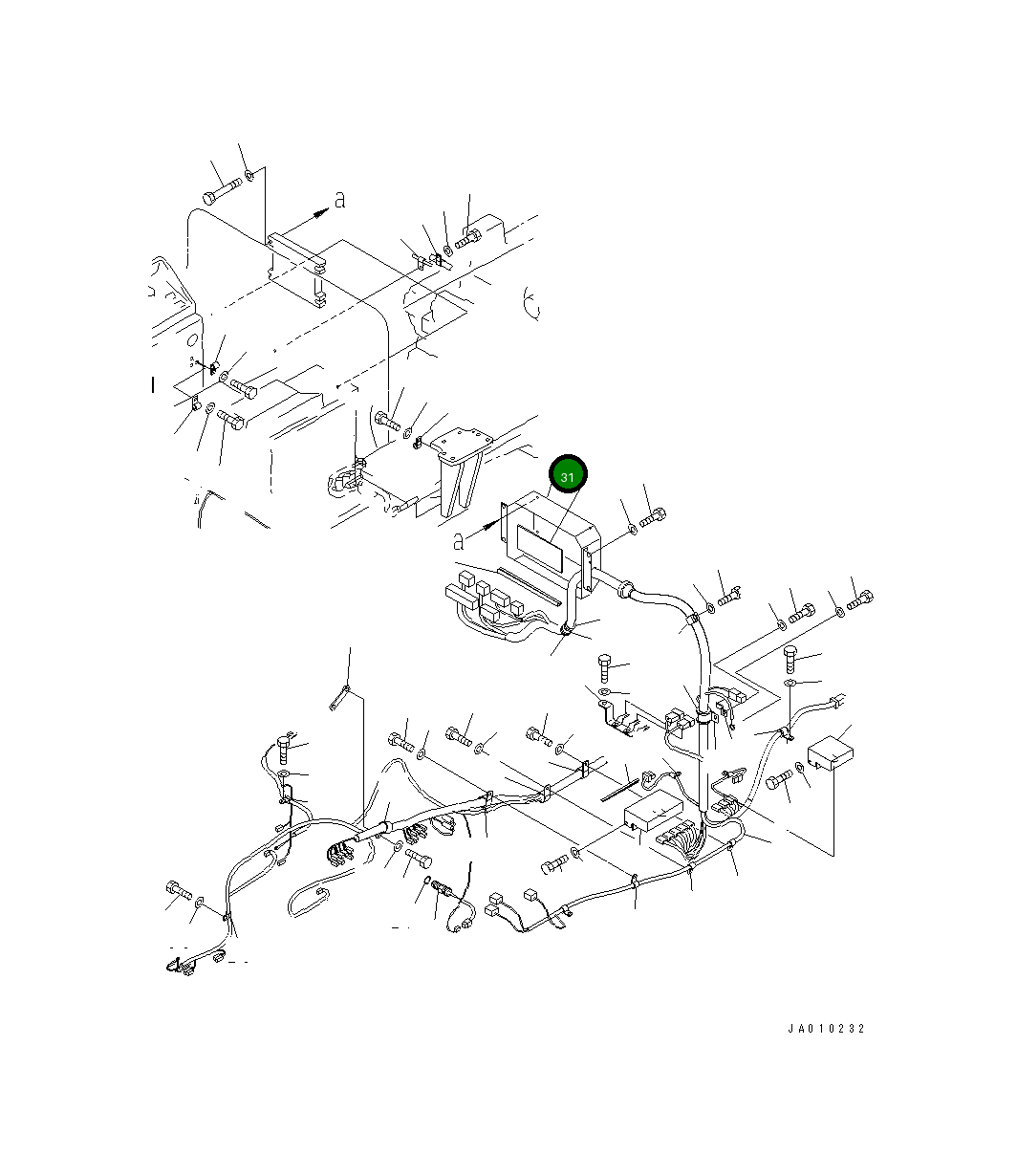 Крышка 235-06-49360 Komatsu
