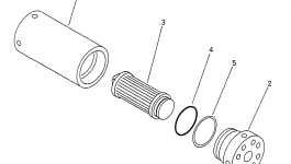 Фильтр в сборе 209-60-63300 Komatsu