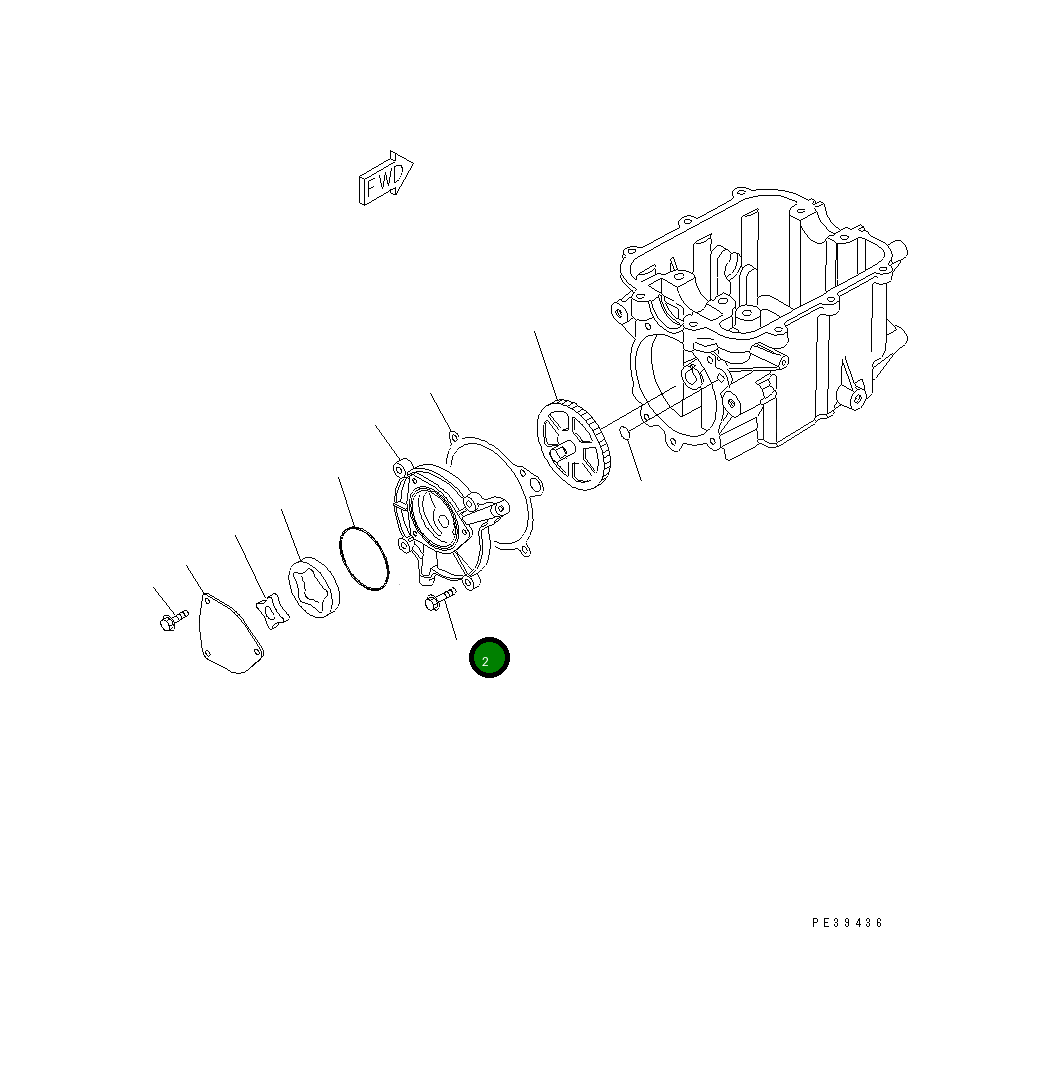 Болт HD957010602808  Komatsu