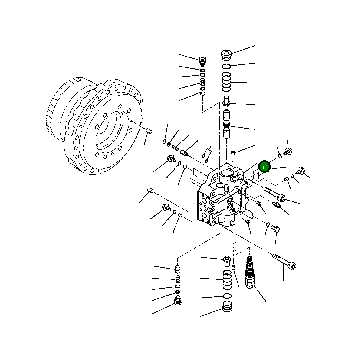 Крышка 708-8H31530 Komatsu