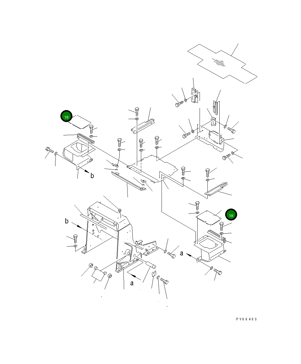 Крышка 114-54-44790  Komatsu