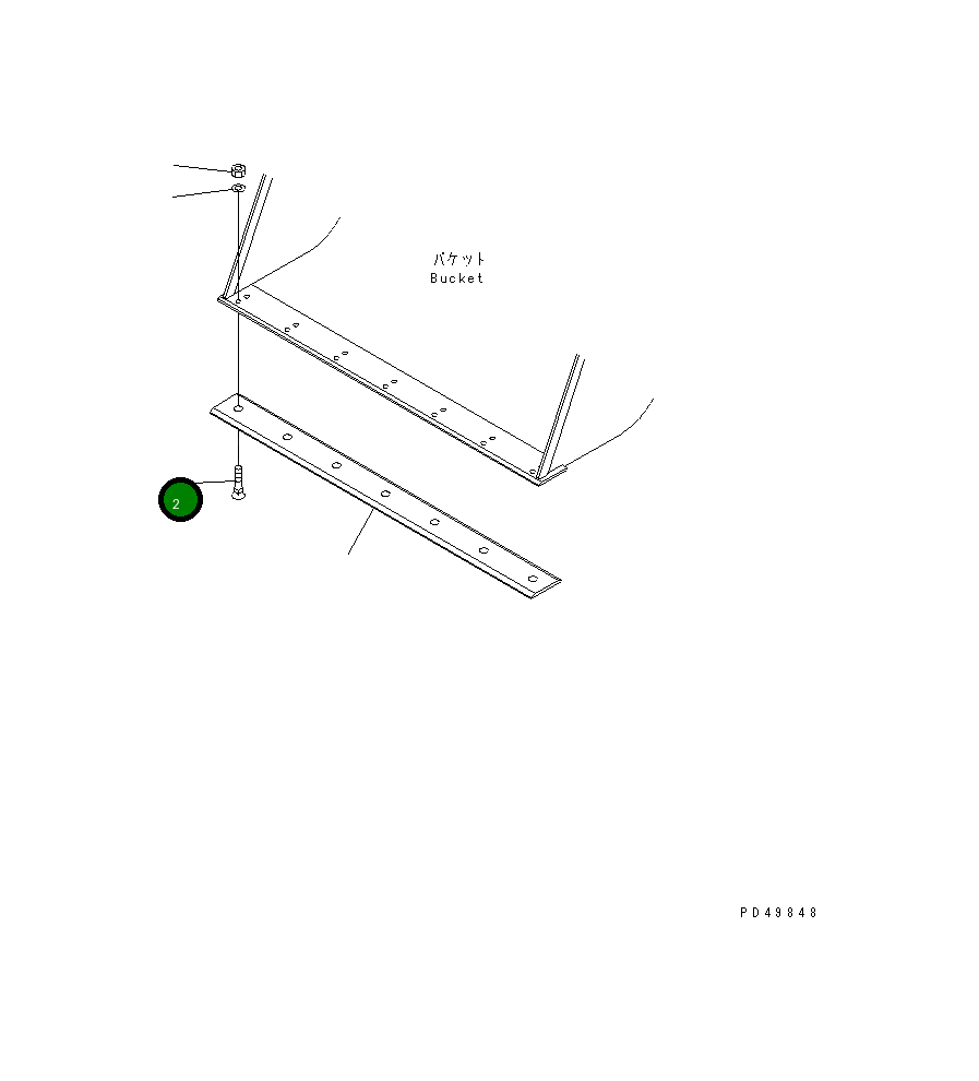 Болт 362-N10-4230 Komatsu