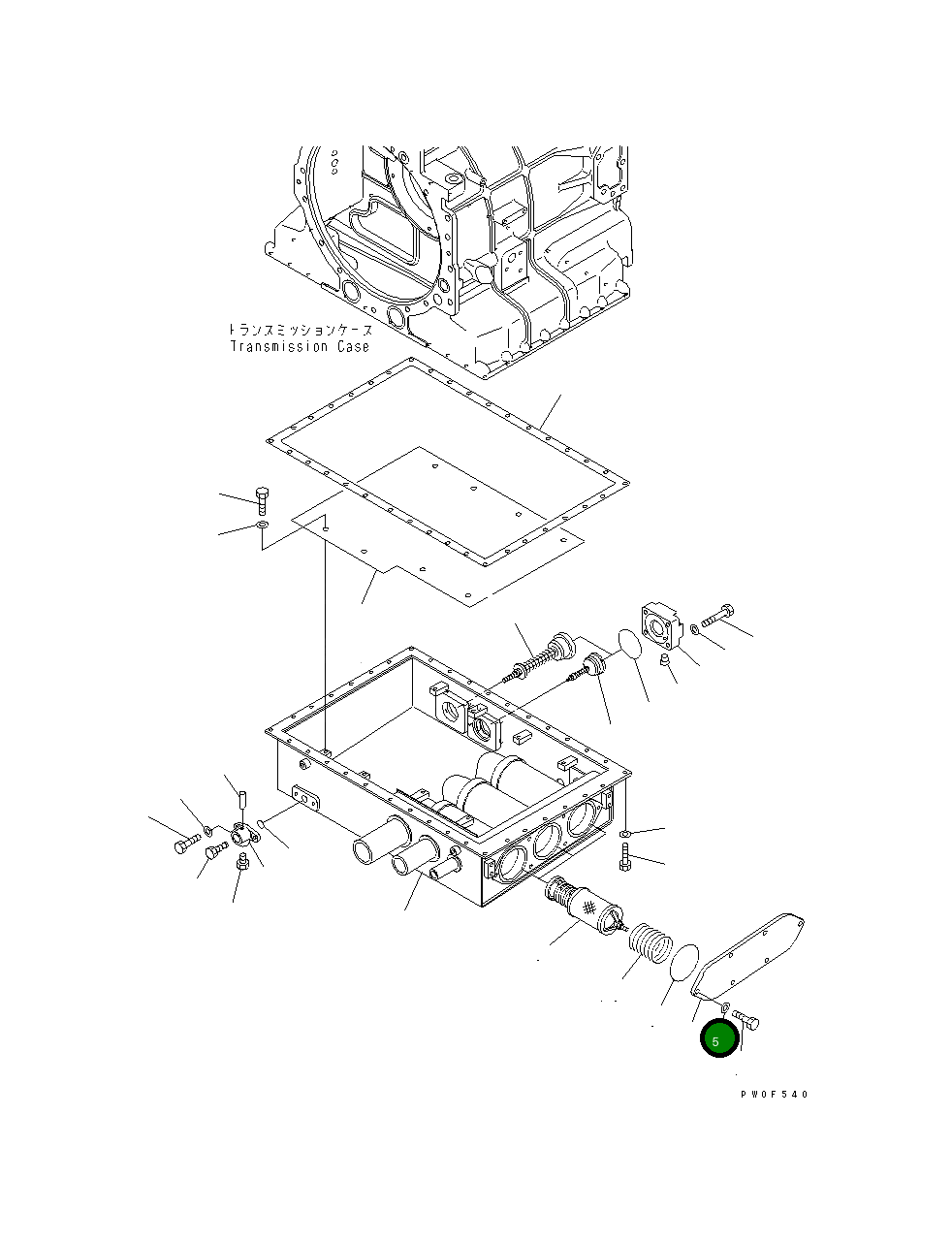 Крышка 569-15-51590 Komatsu