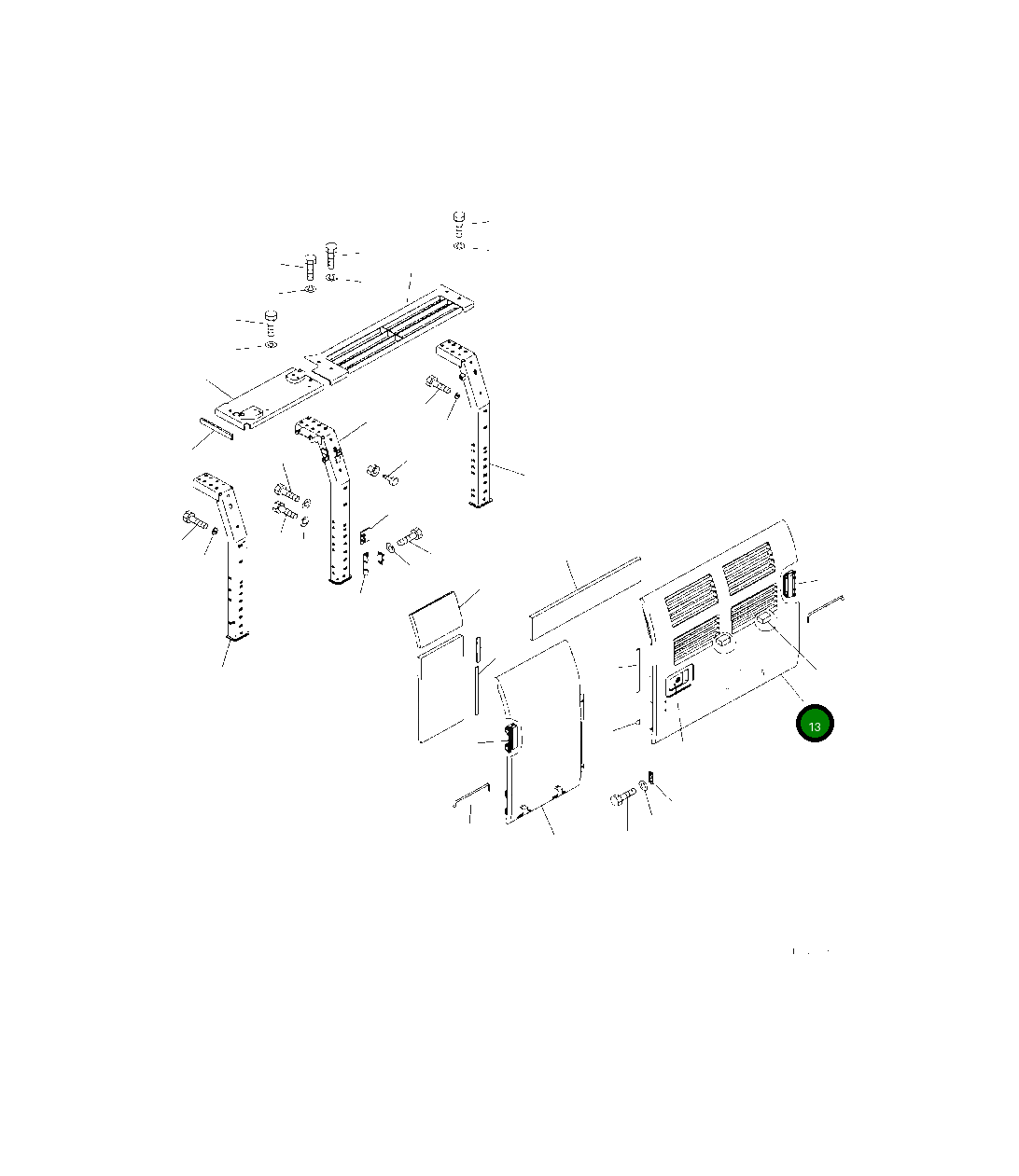 Крышка 2A6-54-11711 Komatsu
