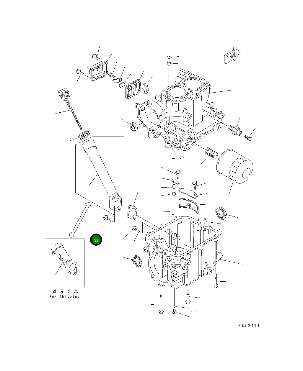 Болт HD957010602000  Komatsu