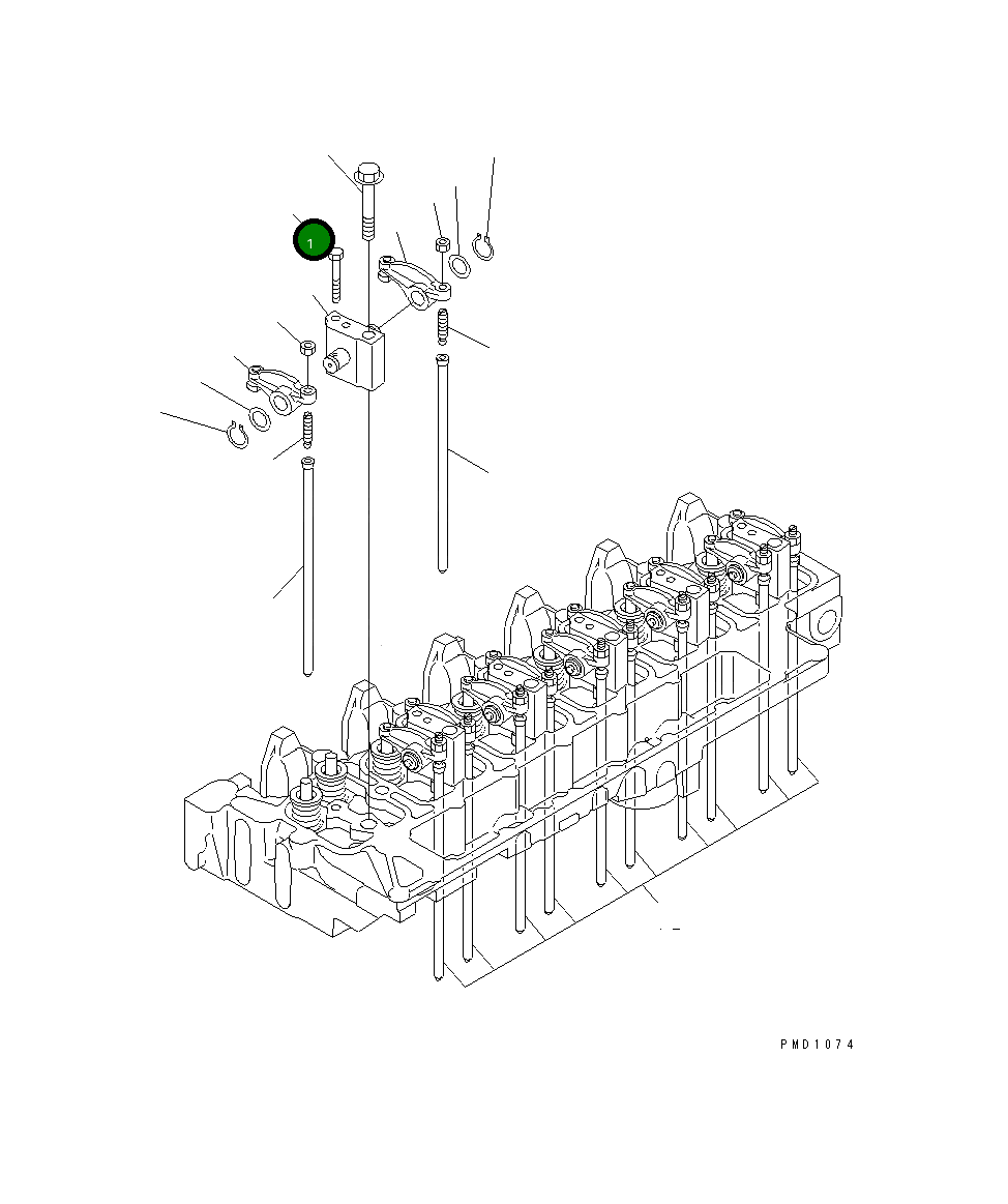 Болт 6732-41-5180 Komatsu