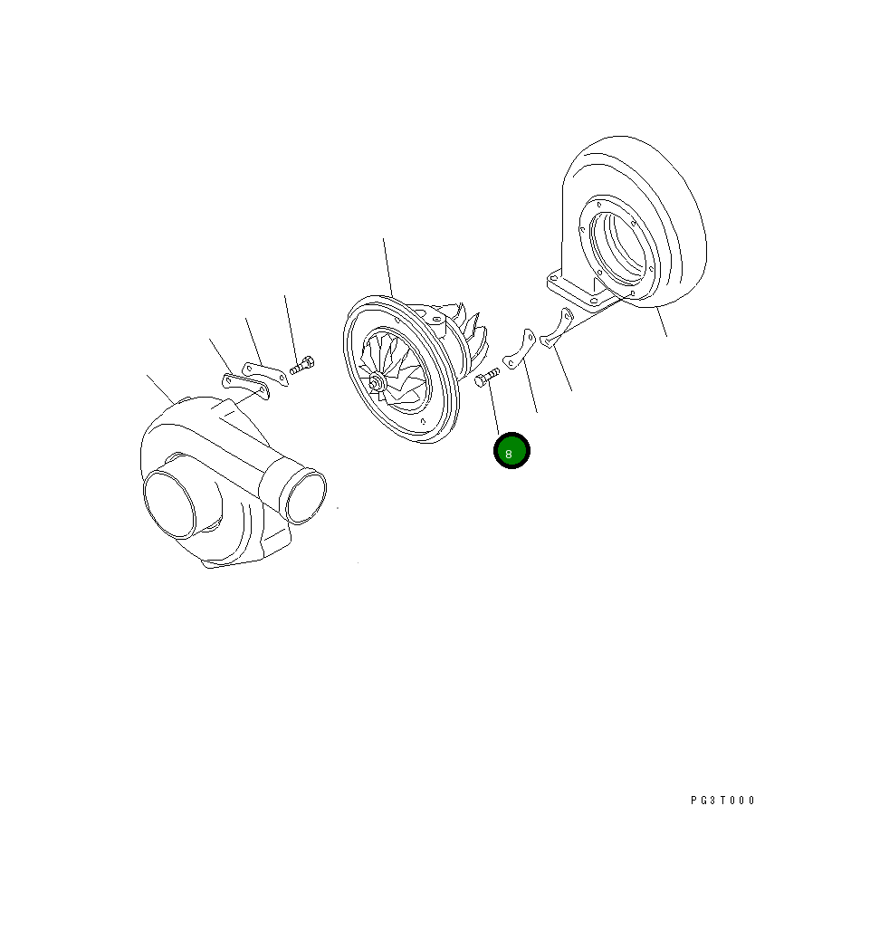 Болт GA400450-0001 Komatsu