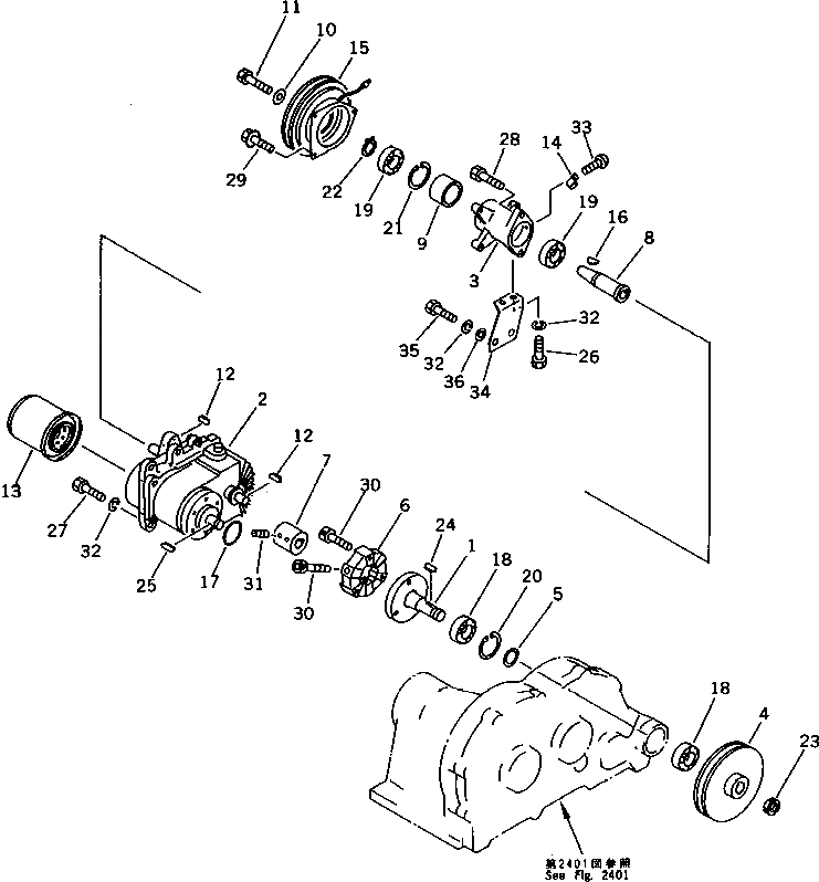 Кольцо уплотнительное (O-Ring) 2692-3-32520 Komatsu